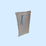 Microplastik Filtersack Straßenabläufe Microplastik Filtersack 70my Straßenabläufe grau mit blauer Kordel und Öffnungssaum Microplastik Filtersack Straßenabläufe Microplastik Filtersack 70my Straßenabläufe grau mit blauer Kordel und Öffnungssaum