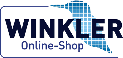 WINKLER Onlineshop – Logo mit blauem Eisvogel