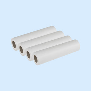 Filtervlies Rolle PP Filtervlies Rolle 20g PP als vier weiße Rollen mit braunem Innenkern Filtervlies Rolle PP Filtervlies Rolle 20g PP als vier weiße Rollen mit braunem Innenkern
