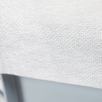 Filtersack Lackschlamm Entwässerung Filtersack Vlies Lackschlamm Entwässerung Detailaufnahme der weißen Vliesstruktur