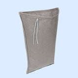 Microplastik Filtersack Straßenabläufe Microplastik Filtersack 70my Straßenabläufe grau mit weißer Kordel und Saum