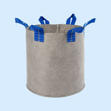 Sickerschacht Filtersack Regenwasser Sickerschacht-Filtersack für Regenwasser & Versickerung grau mit blauen Schlaufen