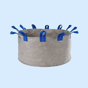 Sickerschacht Filtersack Regenwasser Sickerschacht-Filtersack für Regenwasser & Versickerung mit grauem Rand und blauen Schlaufen